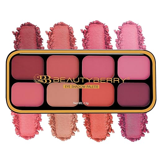 Beauty Berry Matte Eyeshadow & Blusher Palette Shade 01 - 12 gms