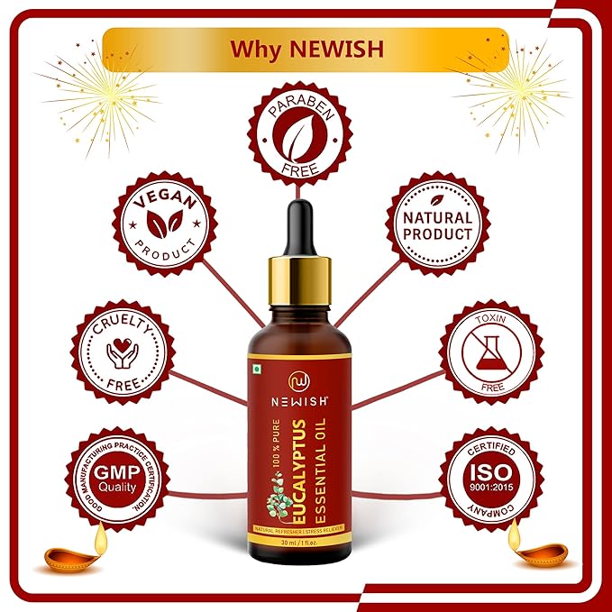 Newish Eucalyptus oil for Steam inhalation - 30 ml