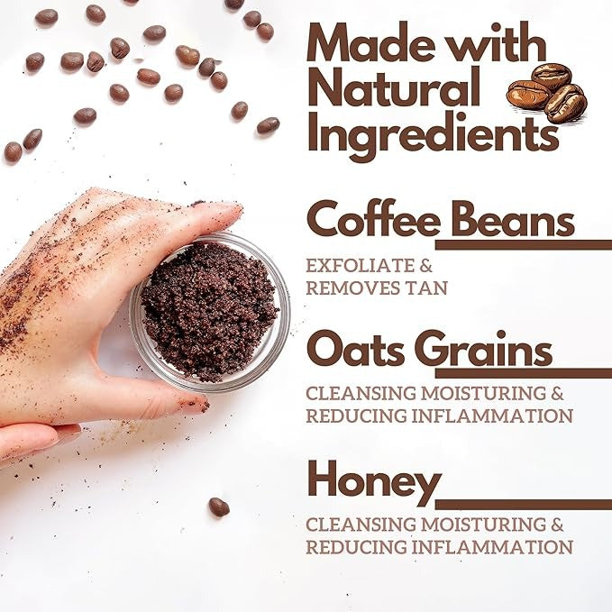 Samisha Exfoliating Body Scrub With Coffee honey & Oatmeal - 100 gms