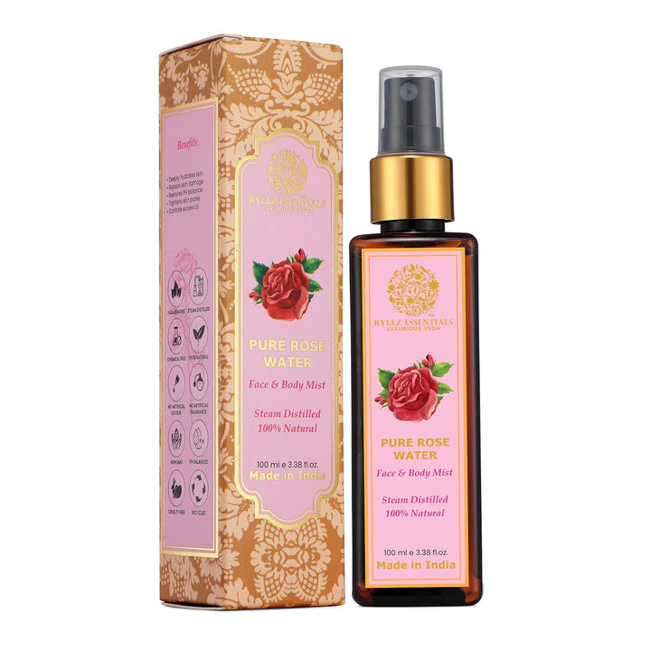Ryllz Essentials Pure Rose Water - 100 ml