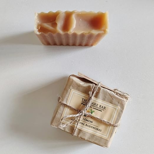 The Bare Bar Lemon Soap Bar - 100 gms
