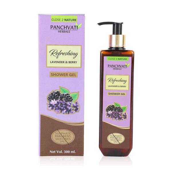 Panchvati Herbals Lavender & Berry Shower Gel - 300 ml