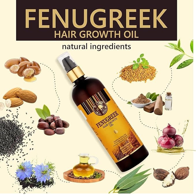 Old Tree Fenugreek Oil for Hair Growth - 100 ml