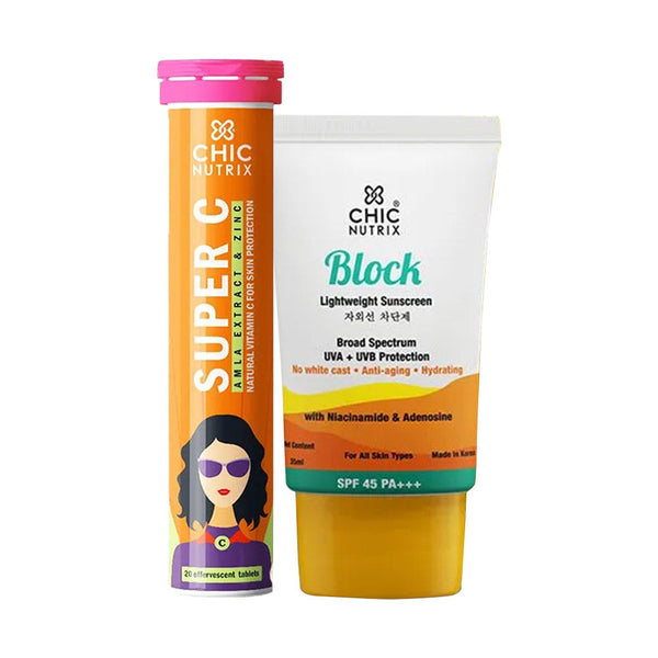 Chicnutrix Glow Glutathione & Vitamin C Strawberry Lemon Pack of 2 - 2 Veeha Beauty Chicnutrix Glow Glutathione & Vitamin C Strawberry Lemon Pack of 2 - 2 Veeha Beauty