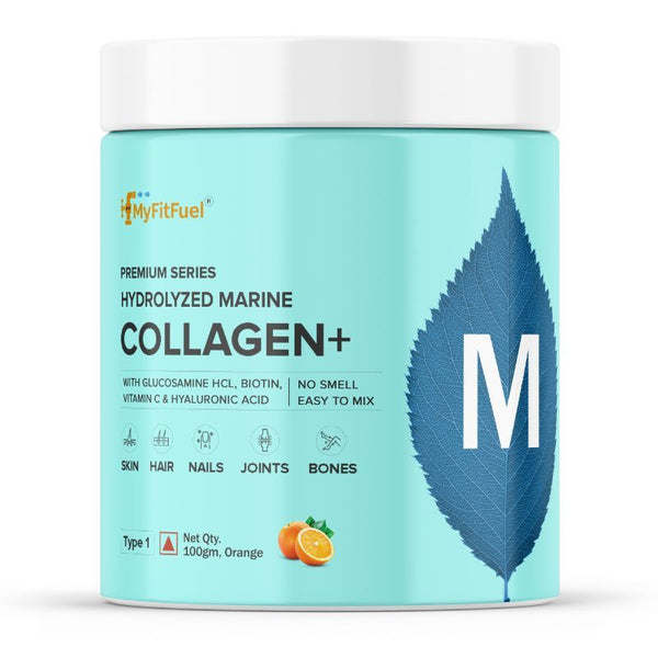 MyFitFuel Hydrolyzed Marine Collagen - Orange