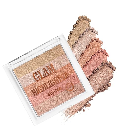 Colors Queen Glam Highlighter for Face Makeup 02 - 12 gms
