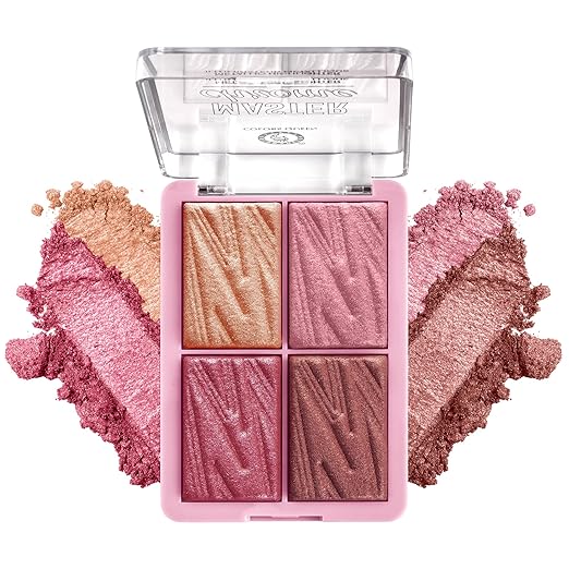 Colors Queen Master Chrome Metallic Blusher & Highlighter Shade 3 - 12 gms