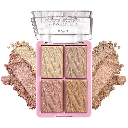 Colors Queen Master Chrome Metallic Blusher & Highlighter Shade 12 - 12 gms