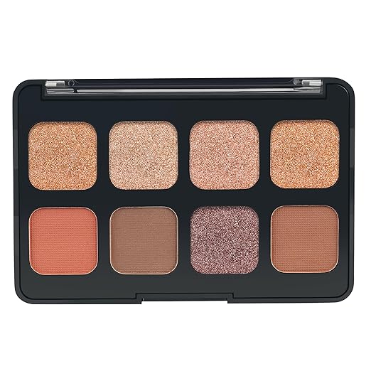 Insight Cosmetics 8 Color Winged Eyes Eyeshadow Palette Colour Asthetic - 19 gms