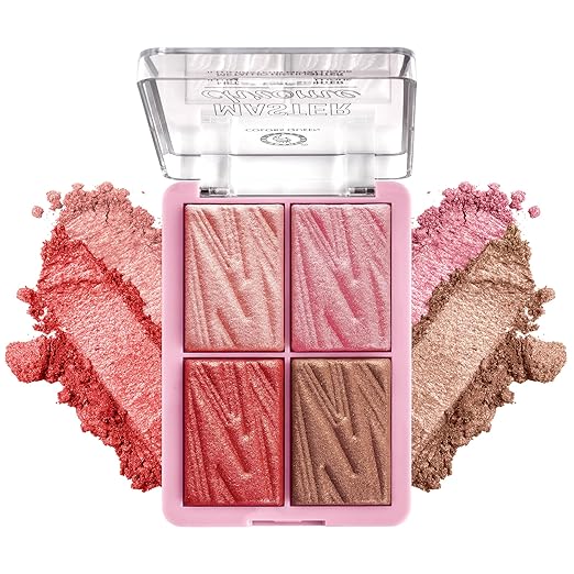 Colors Queen Master Chrome Metallic Blusher & Highlighter Shade 2 - 12 gms