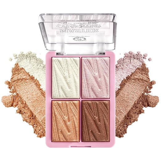 Colors Queen Master Chrome Metallic Blusher & Highlighter Shade 8 - 12 gms