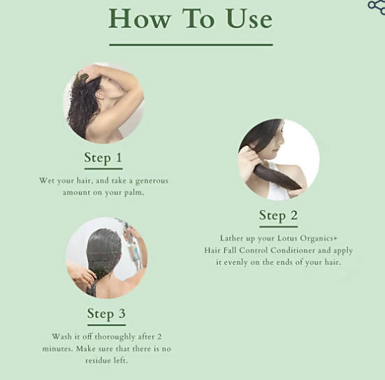 Lotus Organics+ Hair Fall Control Conditioner