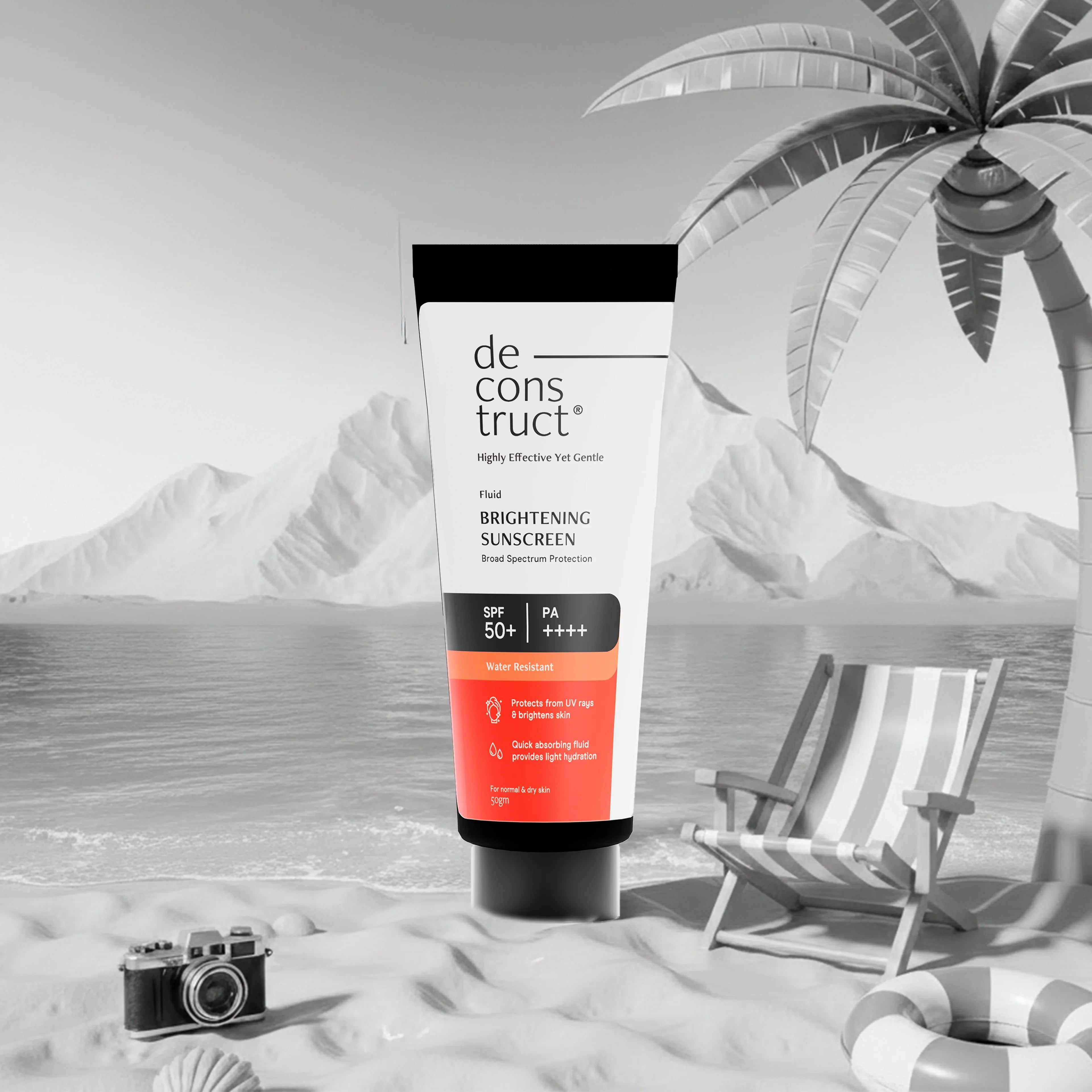Deconstruct Fluid Brightening Sunscreen SPF 50+ PA++++ - 50 gms – Veeha ...