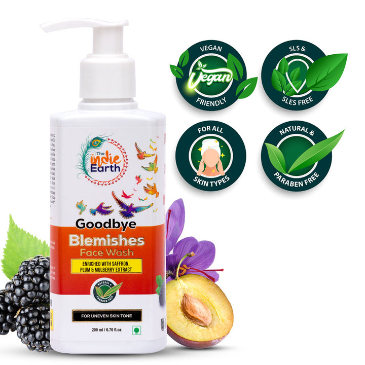 The Indie Earth Goodbye Blemish Face Wash - 200 ml