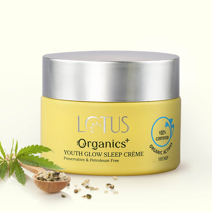 Lotus Organics+ Hemp Youth Glow Sleep Crème