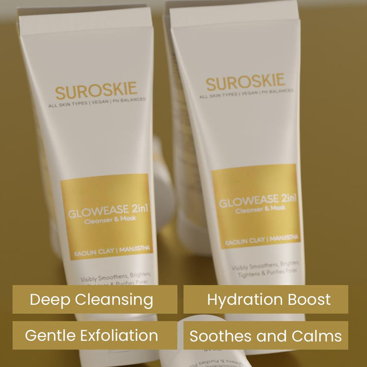 GlowEase 2in1 Cleanser & Mask