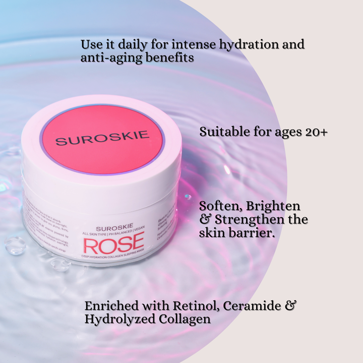 Rose Deep Hydration Collagen Sleeping Mask