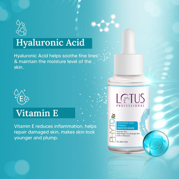 Lotus Professional Phytorx Hyaluronic Acid + Vitamin E Booster Serum - 30 ml