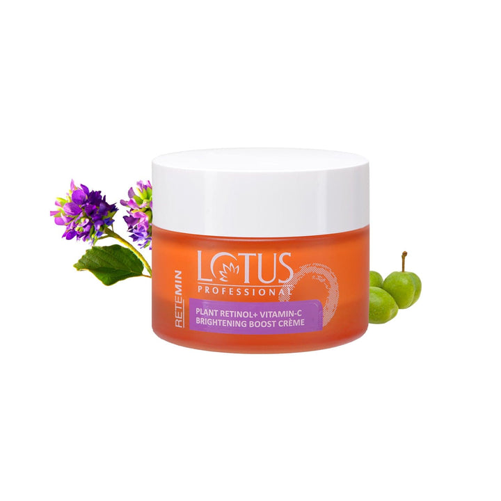 Lotus Professional Retemin Plant Retinol + Vitamin C Brightening Boost Crème - 50 gms
