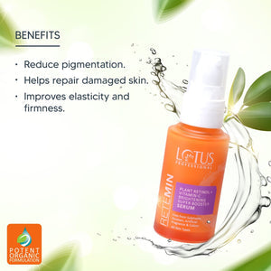 Lotus Professional Retemin Plant Retinol + Vitamin C Brightening Super Booster Serum - 30 ml