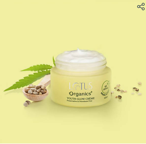 Lotus Organics+ Hemp Youth Glow Crème