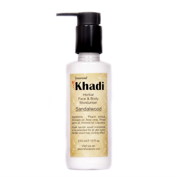 Khadi Omorose Sandalwood Moisturising Lotion - 210 ml
