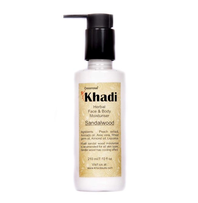 Khadi Omorose Sandalwood Moisturising Lotion - 210 ml