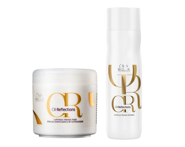 Wella Professionals Oil Reflections Luminous Reveal Shampoo & Reebost Mask Combo