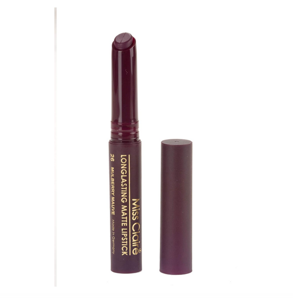 Miss Claire Longlasting Matte Lipstick Mulberry Mauve 26 - 2 gms