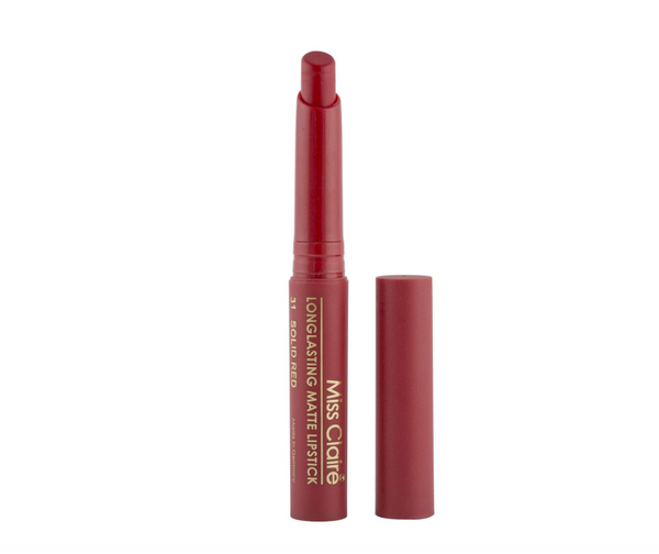 Miss Claire Longlasting Matte Lipstick Solid Red 31 - 2 gms