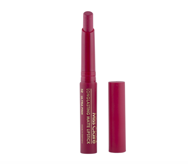 Miss Claire Longlasting Matte Lipstick Ultra Pink 32 - 2 gms