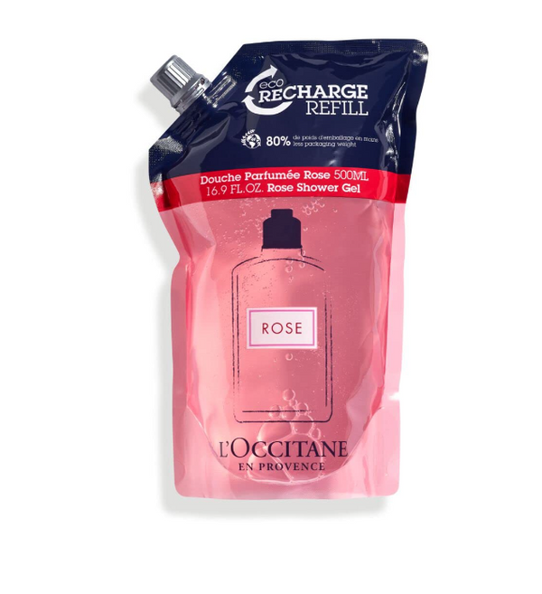 L'Occitane Rose Shower Gel Eco-Refill -  500 ml