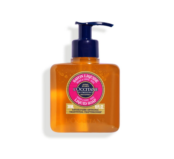 L'Occitane Shea Butter Rose Liquid Soap - 300 ml