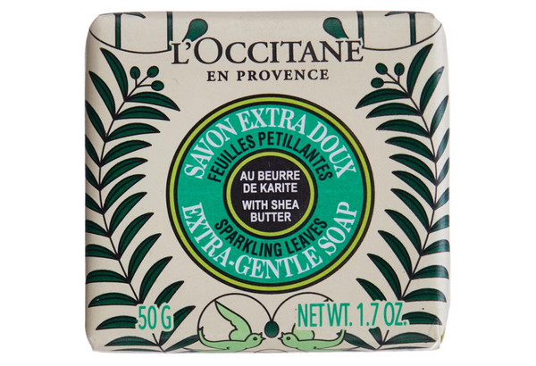 L'Occitane Shea Sparkling Leaves Extra Gentle Soap - 50 gms