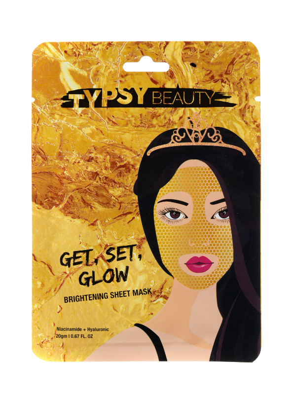 Typsy Beauty Get Set Glow Brightening Sheet Mask - 20 gms
