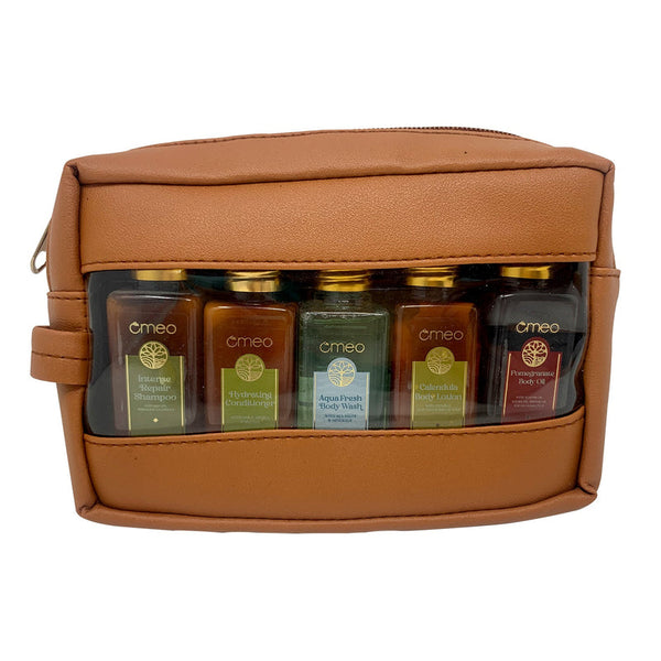 Omeo Skin Care Travel Bag Kit Combo