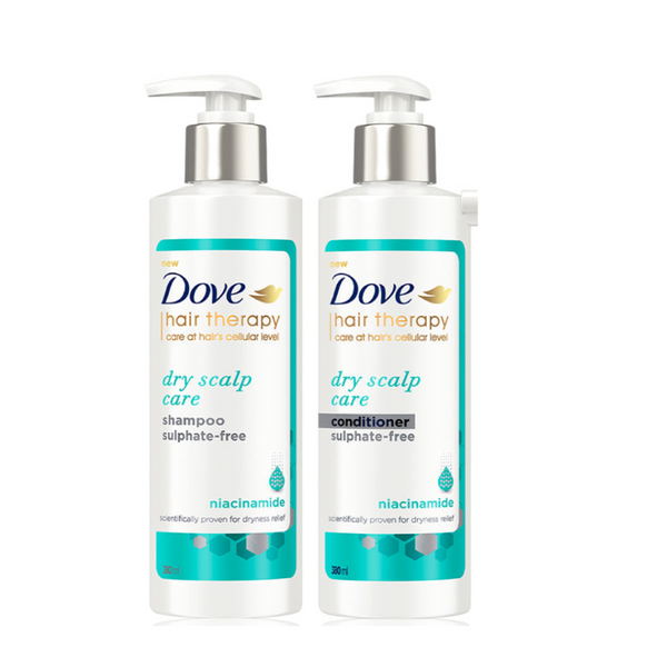 Dove Hair Therapy Dry Scalp Care Shampoo 380ml, Conditioner 380ml