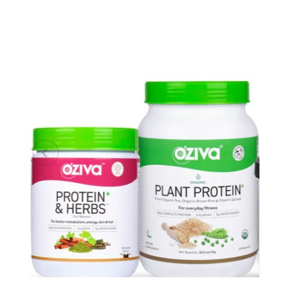 OZiva Organic Plant Protein Combo
