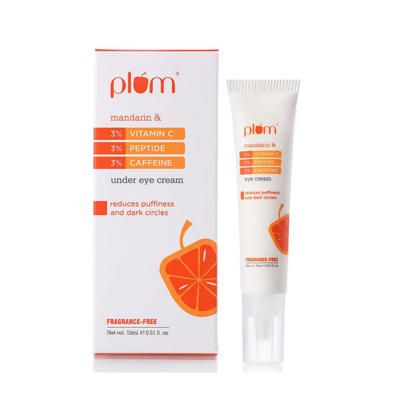 Plum Goodness Under Eye Cream with Mandarin - 15 ml