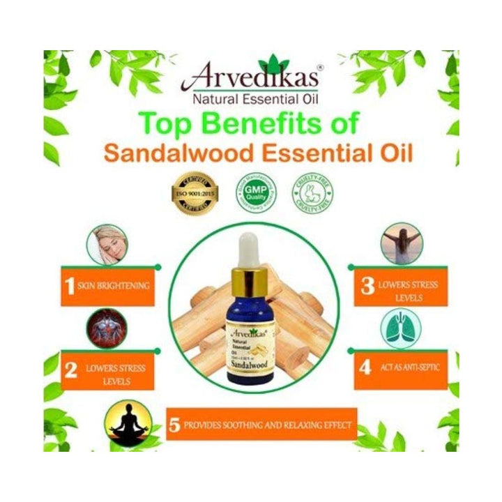 Arvedikas Sandalwood Essential Oil - 15 ml
