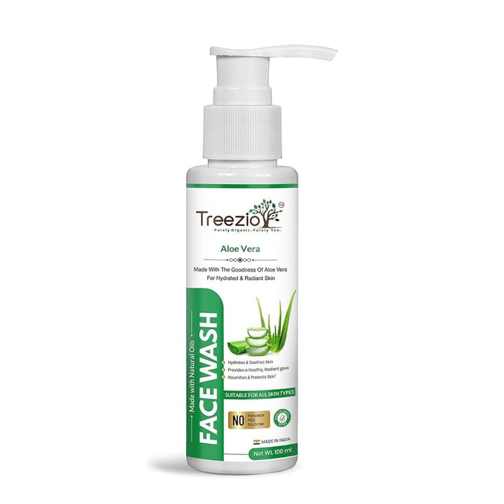 Treezio Aloe Vera Face Wash - 100 ml