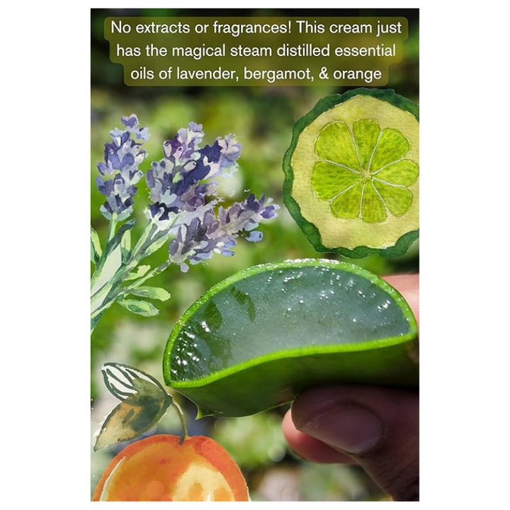 The Nature Mill Aloe Vera Whipped Cream Almond Lavender Bergamot - 50 gms