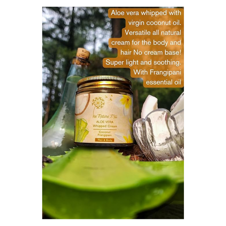The Nature Mill Aloe Vera Whipped Cream Coconut Frangipani - 100 gms