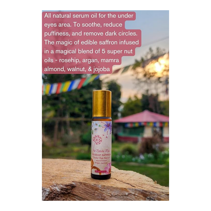 The Nature Mill Rosehip Saffron Under Eye Serum Oil Argan Jasmine - 10 ml