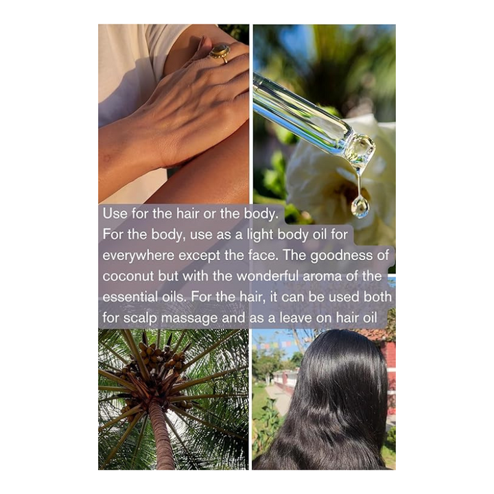 The Nature Mill Virgin Coconut Oil with Rosemary Lavender Orange - 100 ml