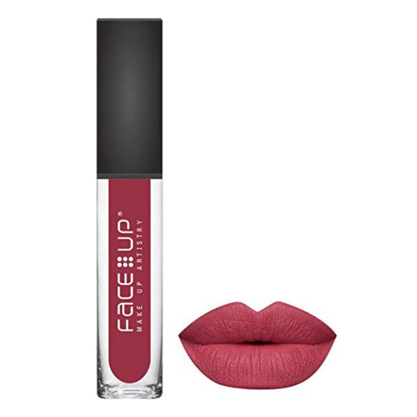 Face Up Moisturizing Matte Liquid Lip Color Almond Pink M -08 - 6 ml