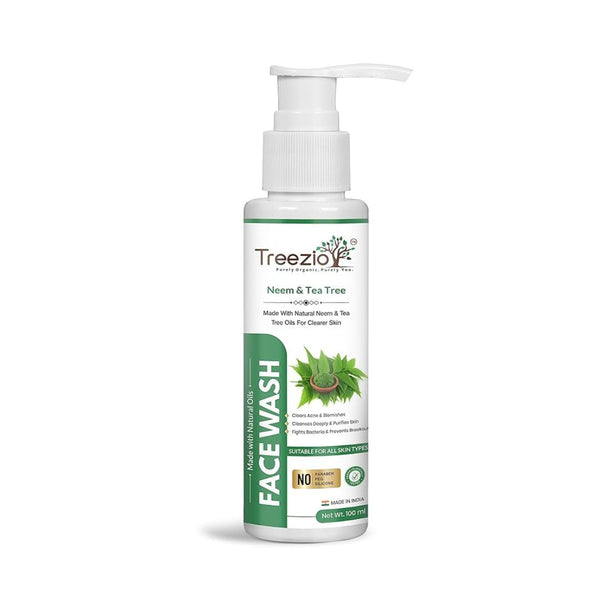 Treezio Neem & Tea Tree Face Wash - 100 ml