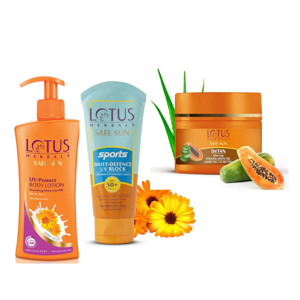 Lotus Herbals Sports Suncare Combo