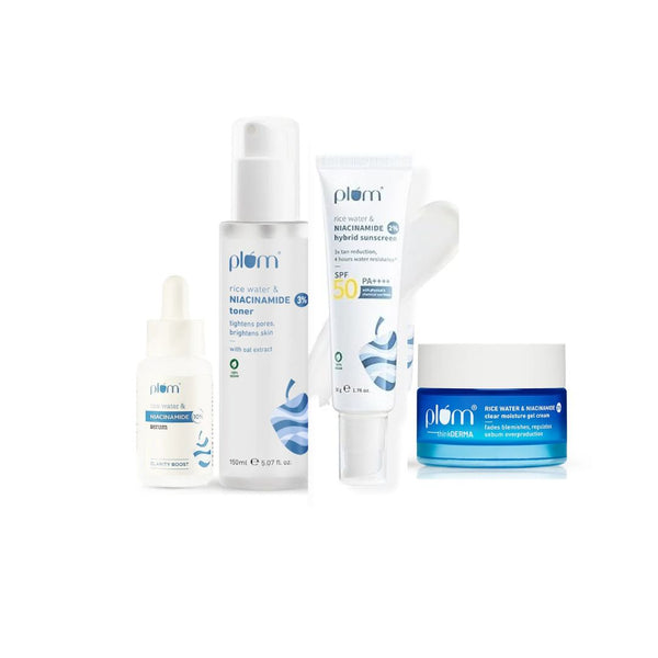Plum Goodness Niacinamide Clear & Bright Skin Combo