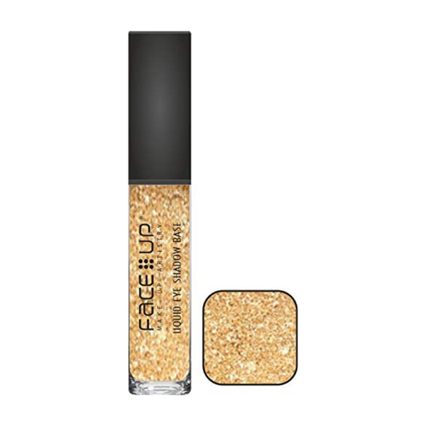 Face Up Matte Golden Tone Crease Less Eye Shadow Base Primer Golden - 6 ml